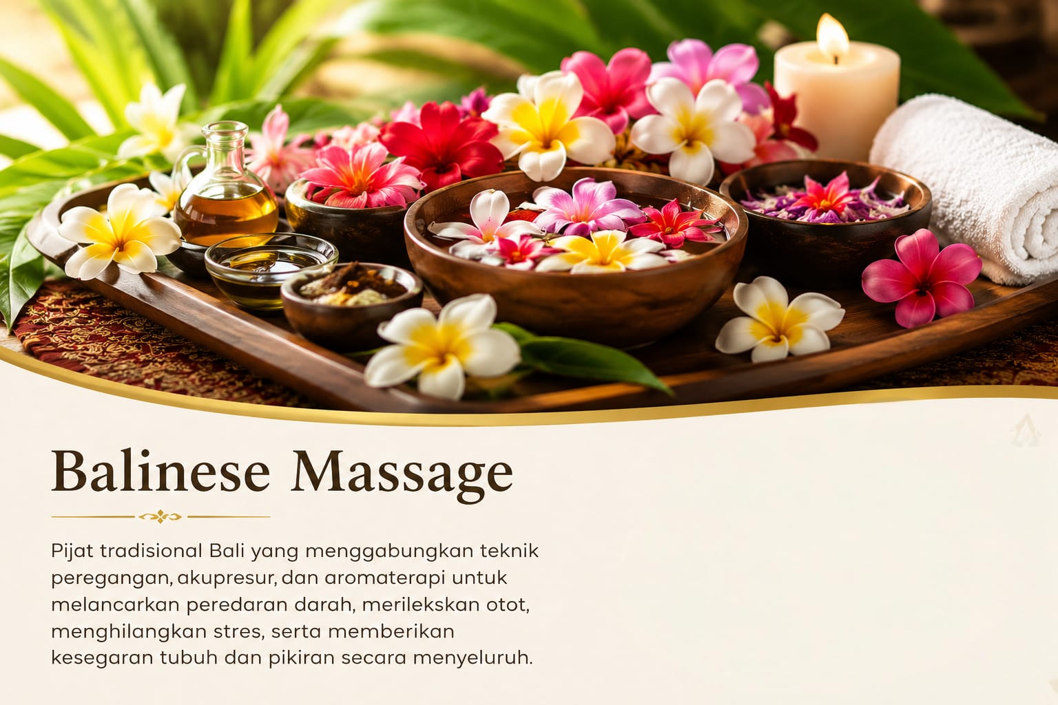 Balinese Massage Bali - Pijat Tradisional Bali dengan Bunga Frangipani